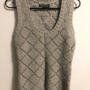 Express grey knitted vest top, never worn